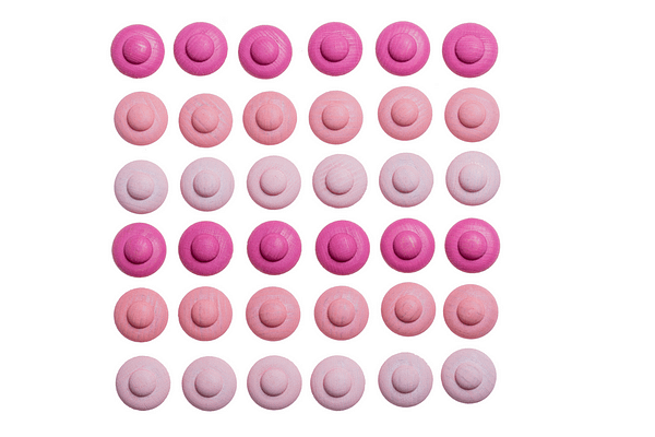 grapat holzfiguren manala rosa blumen - freispiel im kindergarten, kaufladen, zählen, dekorieren