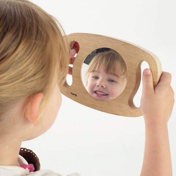 Spiegel für Kinder, Optik, Sinneserfahrung, Sinnesmaterial, Montessori