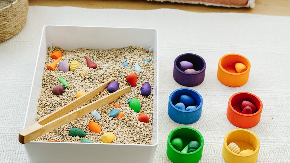 Holzfigugen für Kidner - Holzsppielzeug Freispiel mit Mandalas von Grapat, Spielidee mit Mandalas