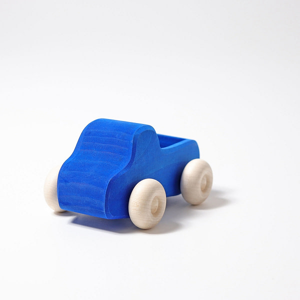 Grimms kleiner Lastwagen blau, Holzauto, Holzspielzeug, Holzauto, Auto für Kleinkinder , Freispiel